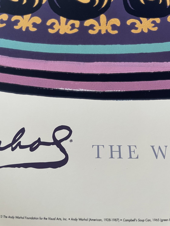 Image 1 of Andy Warhol (1928-1987), Campbell's Soup Can, 1965 (groen/paars), 2013 The Andy Warhol Foundation for the Visual Arts, Inc.