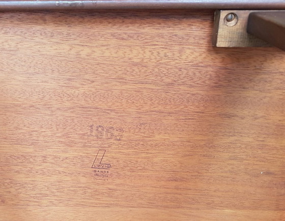 Image 1 of Deense teakhouten bijzettafel van Peter Løvig Nielsen