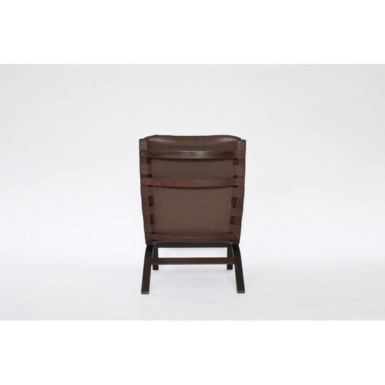 Image 1 of Kleppe vintage leren fauteuil, Denemarken 1970