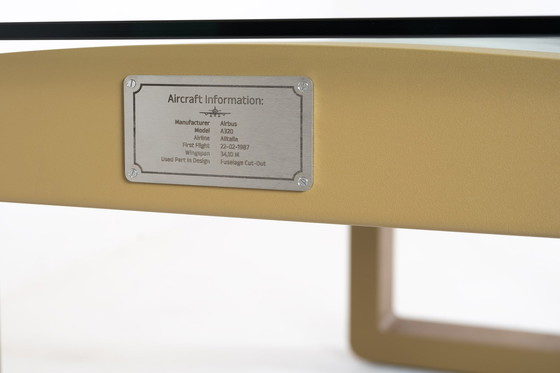 Image 1 of Braeve Design Eettafel/Bureau Van Vliegtuigpaneel Airbus