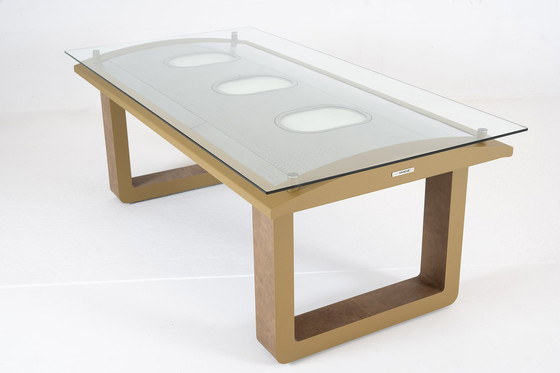 Image 1 of Braeve Design Eettafel/Bureau Van Vliegtuigpaneel Airbus