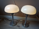 2x Art Deco tafellamp