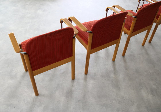 Image 1 of 4x vintage Kinnarps stoelen