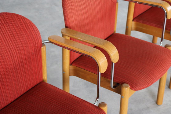 Image 1 of 4x vintage Kinnarps stoelen