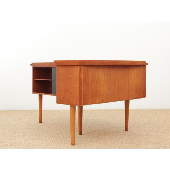 Image 1 of Vintage boemerang bureau Scandinavisch teakhout