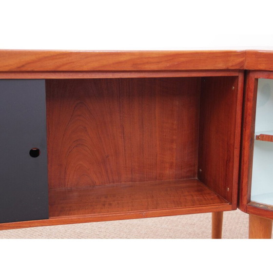 Image 1 of Vintage boemerang bureau Scandinavisch teakhout