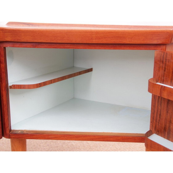 Image 1 of Vintage boemerang bureau Scandinavisch teakhout