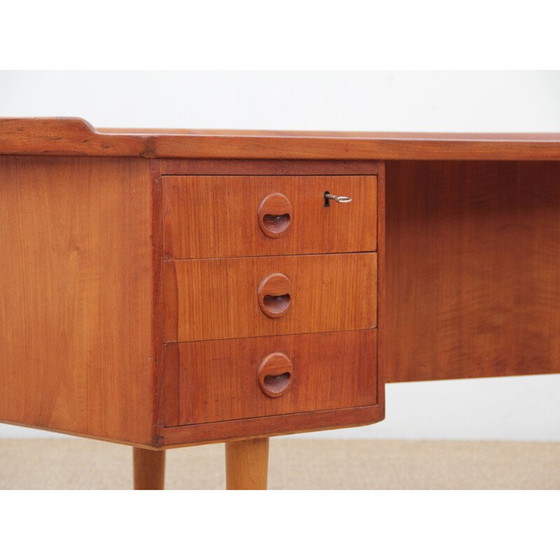 Image 1 of Vintage boemerang bureau Scandinavisch teakhout