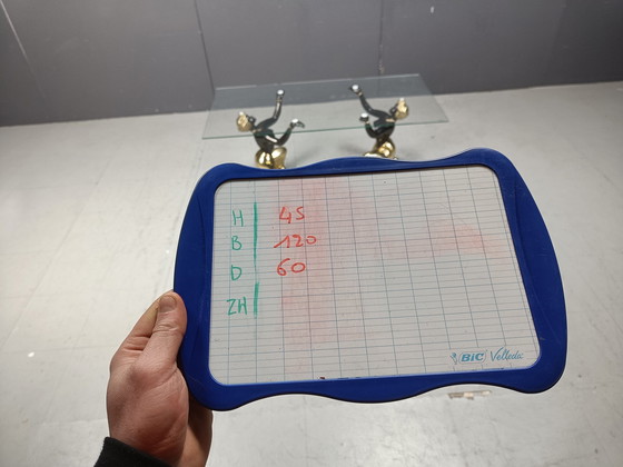 Image 1 of Messing Blackamoor salontafel, 1970S