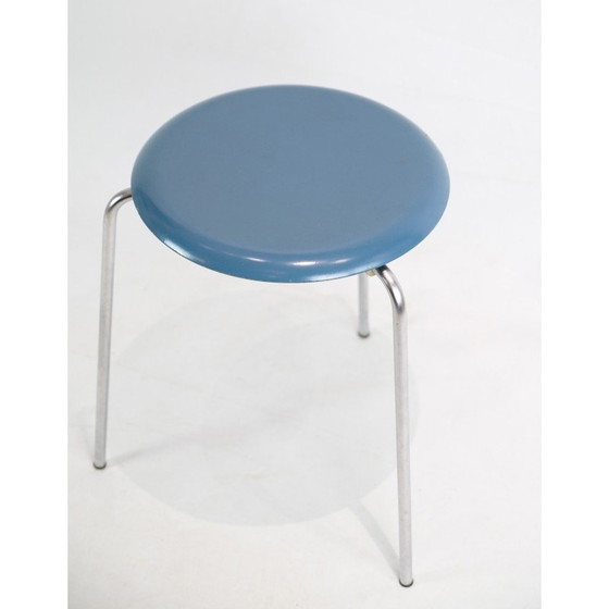 Image 1 of Set van 6 vintage Dot krukken model 3170 van Arne Jacobsen voor Fritz Hansen, 1974