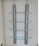 Glazen Wandregaal Matrix