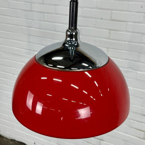 Image 1 of Rode space age hanglamp van Cosack Leuchten