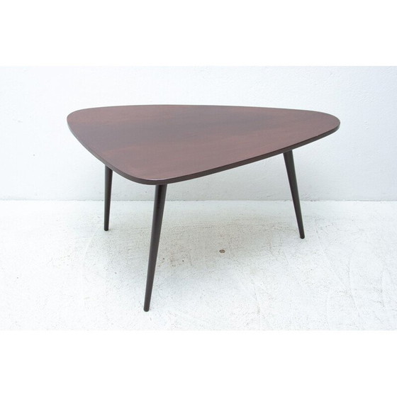 Image 1 of Vintage gebeitst beuken salontafel, 1960