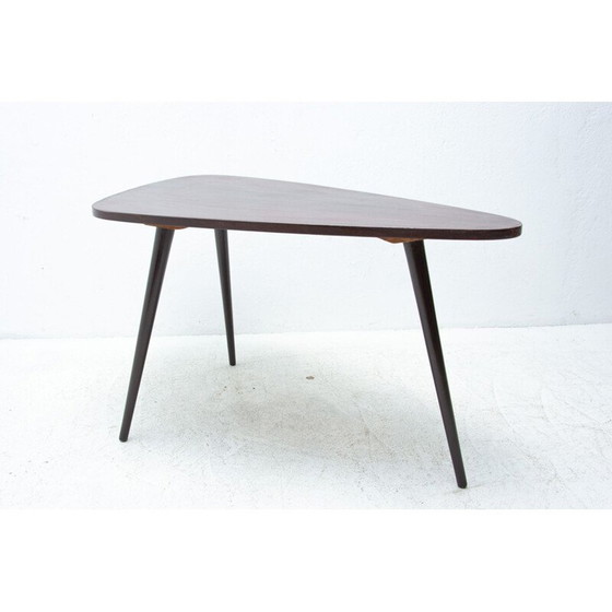 Image 1 of Vintage gebeitst beuken salontafel, 1960