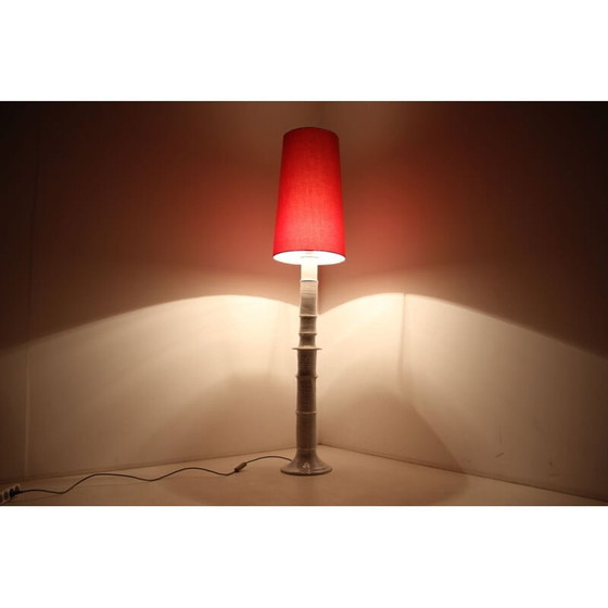 Image 1 of Vintage geglazuurde keramieken vloerlamp, Tsjechoslowakije 1970
