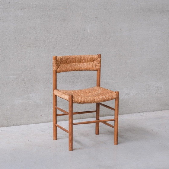 Image 1 of Set van 4 vintage stoelen van Charlotte Perriand voor Robert Sentou, Frankrijk 1870