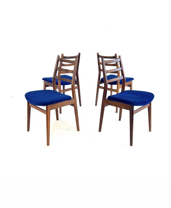 Image 1 of 4X Gerestaureerde Casala Eetkamerstoelen ‘60
