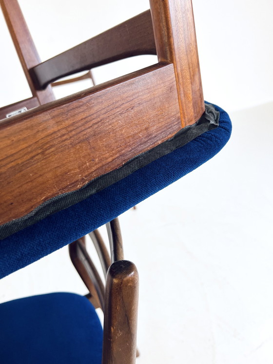 Image 1 of 4X Gerestaureerde Casala Eetkamerstoelen ‘60