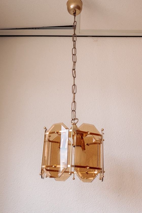 Image 1 of Deense Vintage Reijmyre Glasbruk Hanglamp