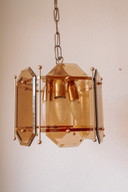 Deense Vintage Reijmyre Glasbruk Hanglamp