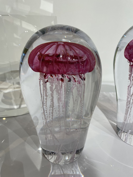 Image 1 of Unique Glasobject “ Jellyfish “ Van Petr Kuchta 