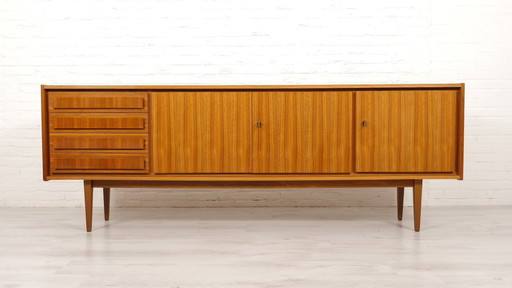 Vintage Dressoir | Noten | Strak Design | 229 Cm