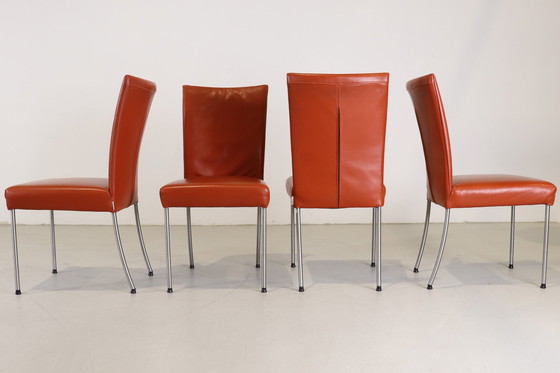 Image 1 of 6x Bert plantagie eetkamerstoelen