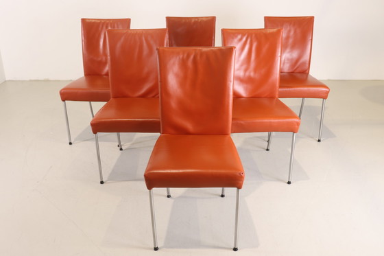 Image 1 of 6x Bert plantagie eetkamerstoelen