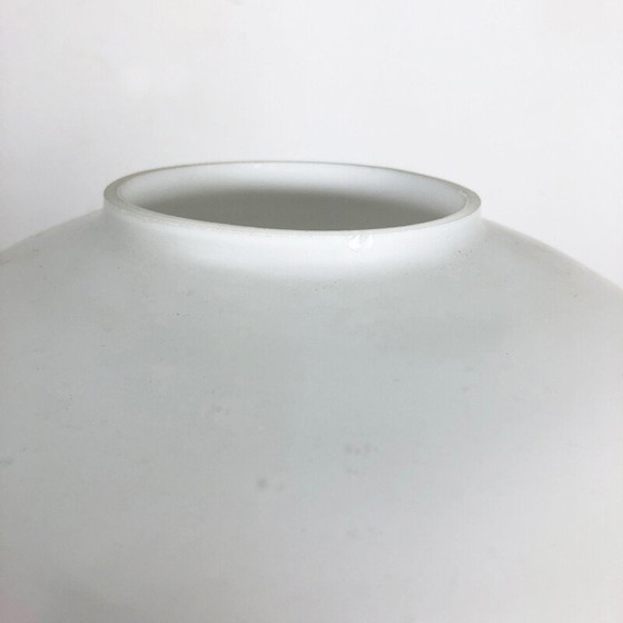 Image 1 of Vintage Originele Modernistische Paddestoel Sputnik Tafellamp met Opalen Kap Italië 1970