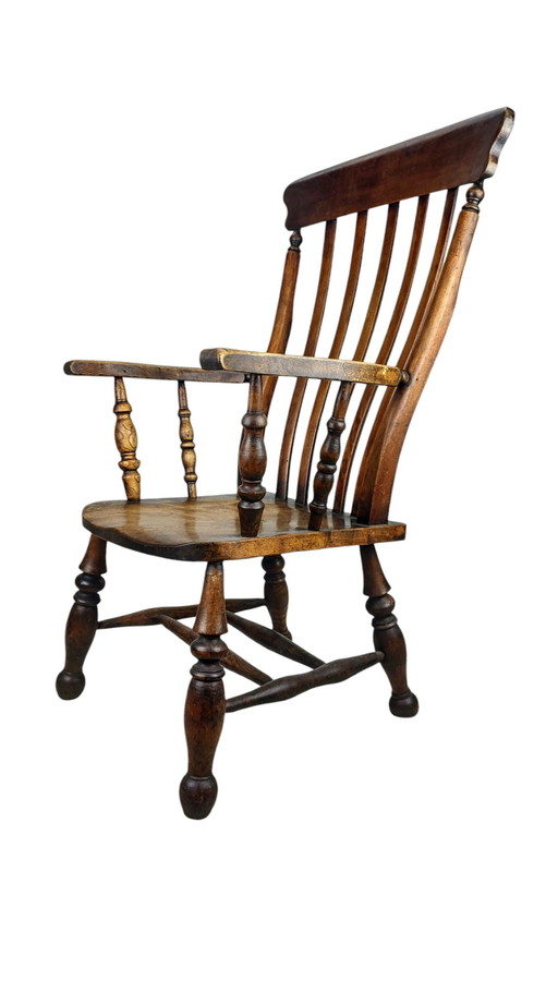 Antieke 19E Eeuwse Windsor Chair 