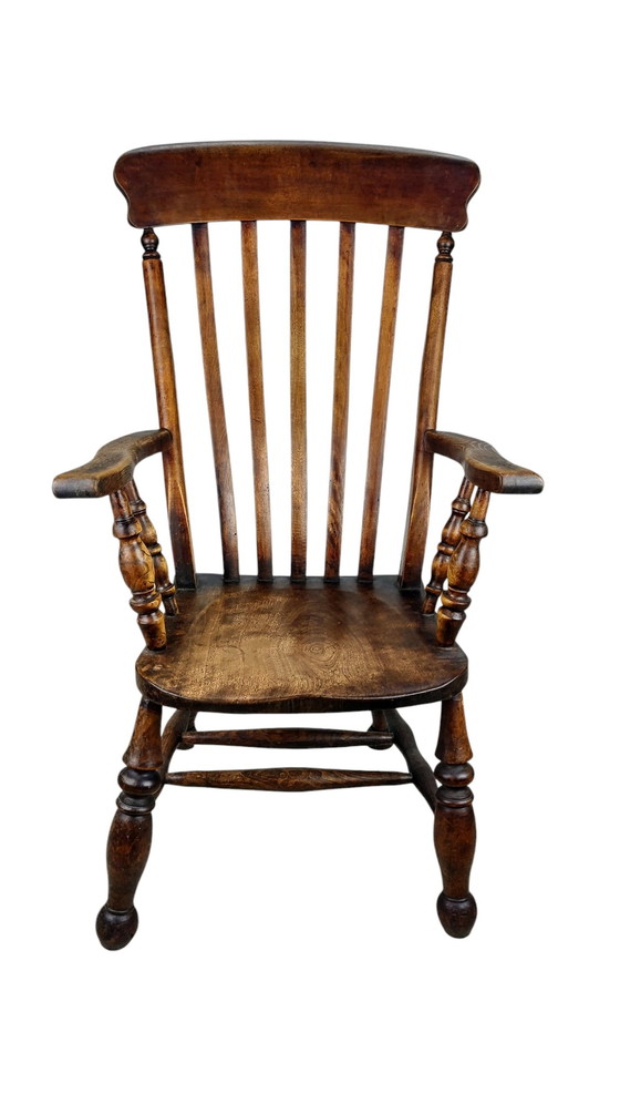 Image 1 of Antieke 19E Eeuwse Windsor Chair 