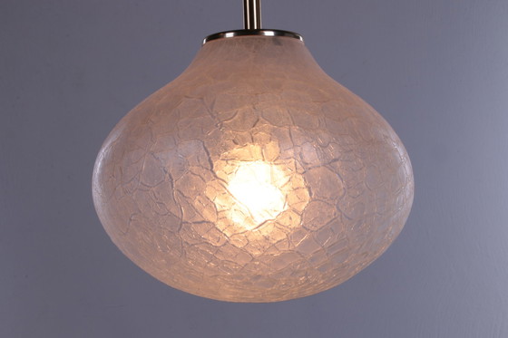 Image 1 of Doria Leuchten zeer zeldzame glazen hanglamp, 1960, Duitsland