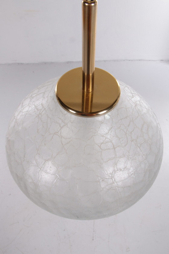 Image 1 of Doria Leuchten zeer zeldzame glazen hanglamp, 1960, Duitsland