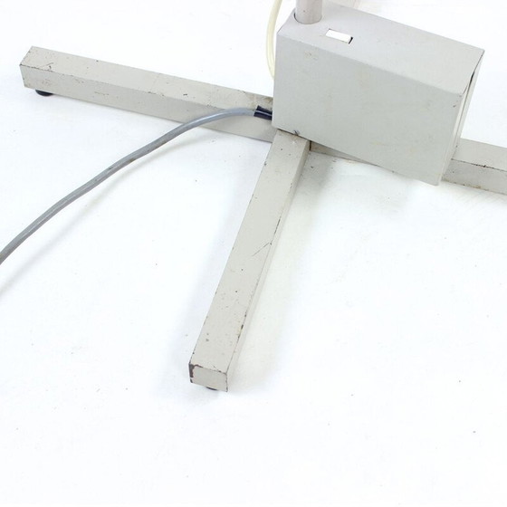 Image 1 of Vintage metalen dokters vloerlamp, Tsjecho-Slowakije 1950