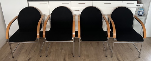 4x Arco stoelen