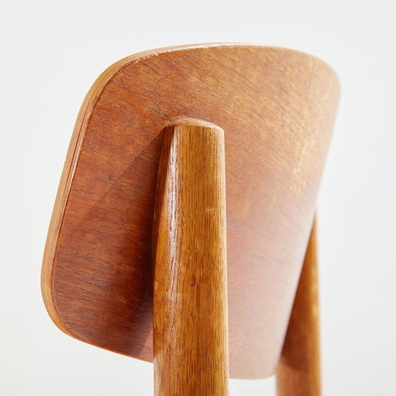 Image 1 of Vintage teakhouten eetset van Borge Mogensen voor Soborg, Denemarken 1950