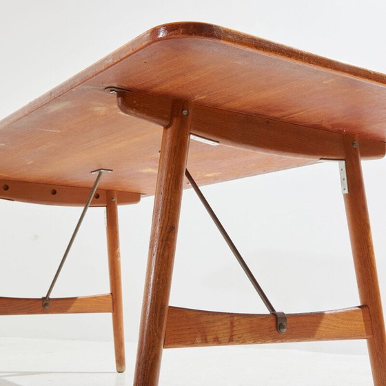 Image 1 of Vintage teakhouten eetset van Borge Mogensen voor Soborg, Denemarken 1950