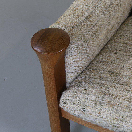 Image 1 of 2x Arne Vodder Fauteuil Teak & Bouclé