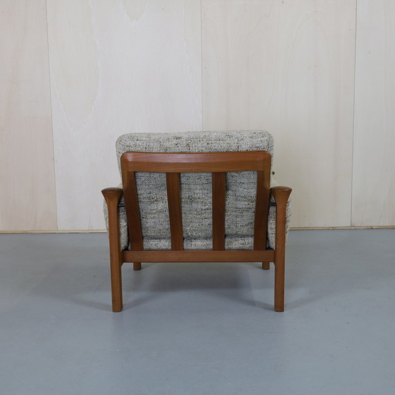 Image 1 of 2x Arne Vodder Fauteuil Teak & Bouclé