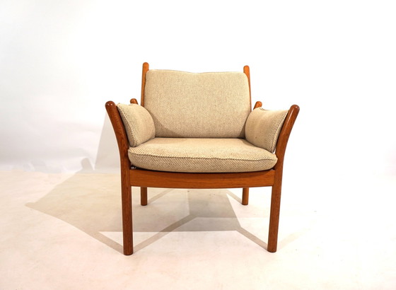 Image 1 of Silkeborg Genius teakhouten fauteuil van Illum Wikkelso