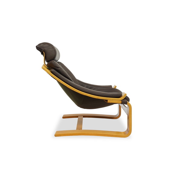 Image 1 of Lederen fauteuil Nelo Kroken | Mid Century Vintage