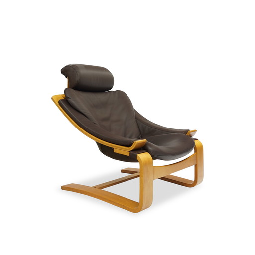 Lederen fauteuil Nelo Kroken | Mid Century Vintage