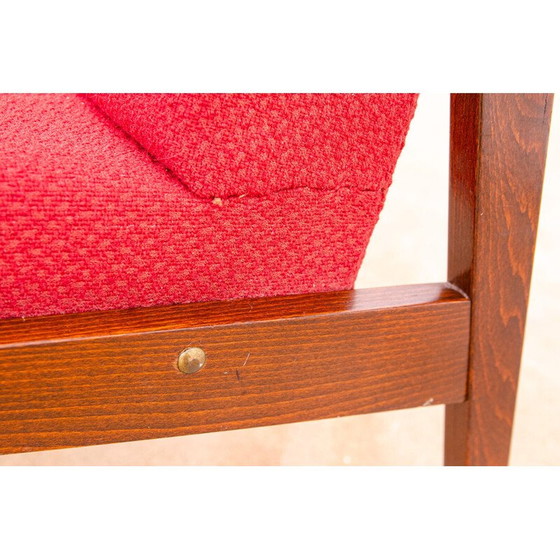 Image 1 of Paar vintage fauteuils van Jaroslav Šmídek voor Ton, Tsjecho-Slowakije 1970