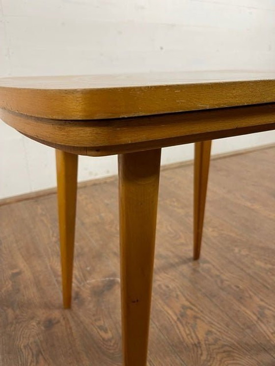 Image 1 of 60's TV-tafel draaibaar bruin (Mier Topolcany )