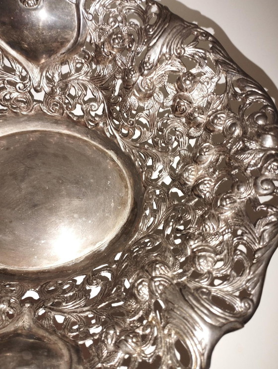 Image 1 of Grote en elegante mand, antiek pronkstuk