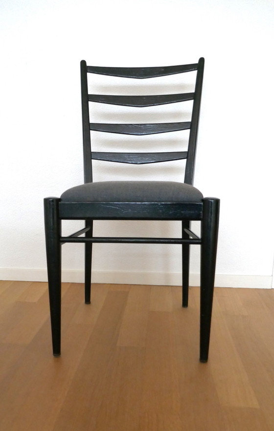 Image 1 of 6X Pastoe Eetkamerstoelen Cees Braakman