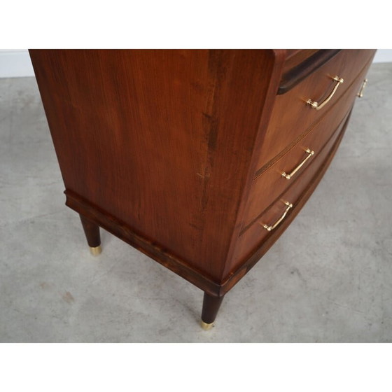 Image 1 of Vintage walnoten secretaire, jaren 1970