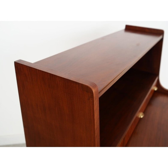 Image 1 of Vintage walnoten secretaire, jaren 1970