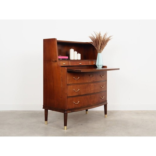 Vintage walnoten secretaire, jaren 1970