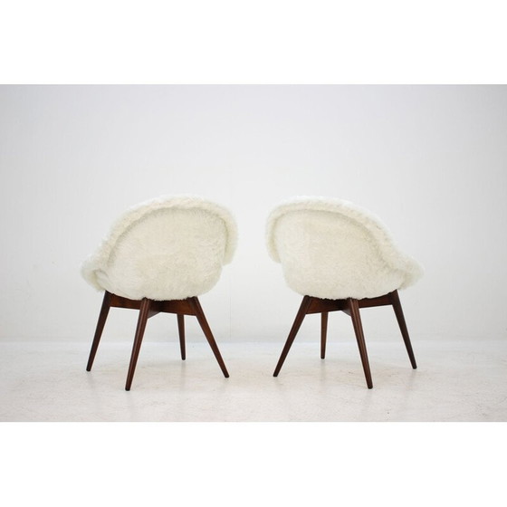 Image 1 of Paar van 2 vintage eetkamerstoelen door Miroslav Navratil, 1960